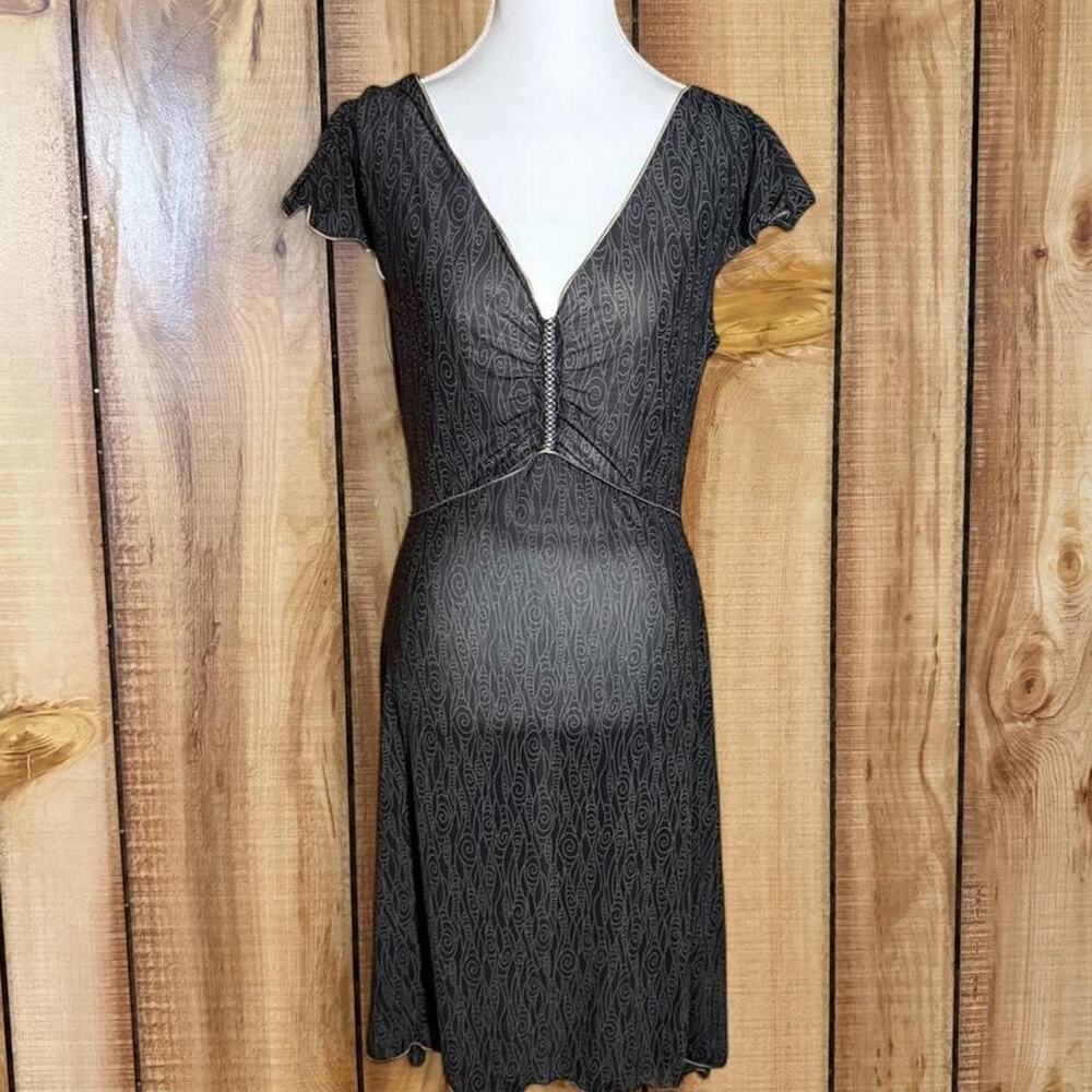 M.S.P. Sheer Mesh Midi Dress Small
